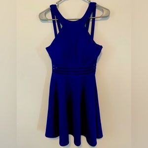 City studio Royal blue mini dress